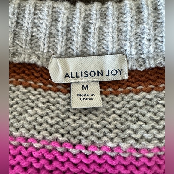 Alison Joy striped sweater, women’s medium - Picture 3 of 3